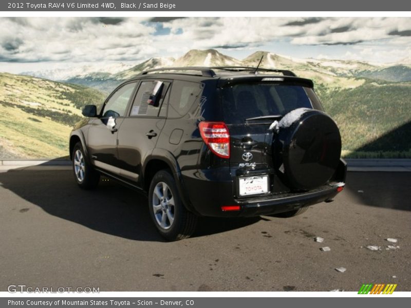 Black / Sand Beige 2012 Toyota RAV4 V6 Limited 4WD