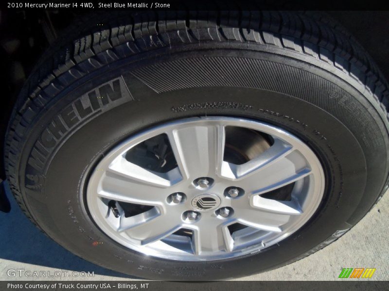 Steel Blue Metallic / Stone 2010 Mercury Mariner I4 4WD