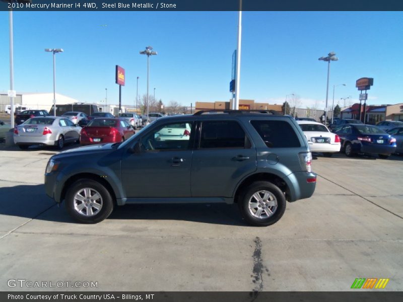 Steel Blue Metallic / Stone 2010 Mercury Mariner I4 4WD