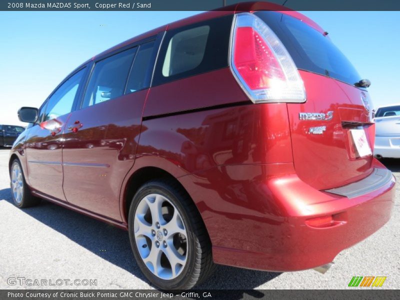 Copper Red / Sand 2008 Mazda MAZDA5 Sport