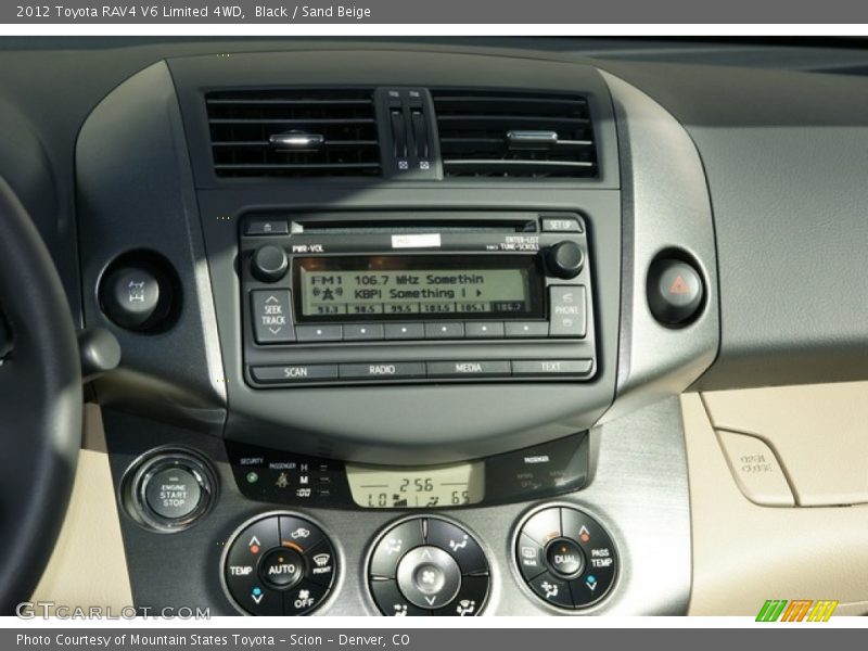 Black / Sand Beige 2012 Toyota RAV4 V6 Limited 4WD