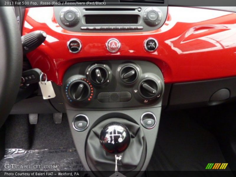 Rosso (Red) / Rosso/Nero (Red/Black) 2013 Fiat 500 Pop