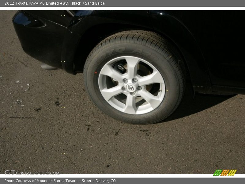 Black / Sand Beige 2012 Toyota RAV4 V6 Limited 4WD