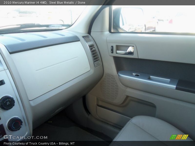 Steel Blue Metallic / Stone 2010 Mercury Mariner I4 4WD