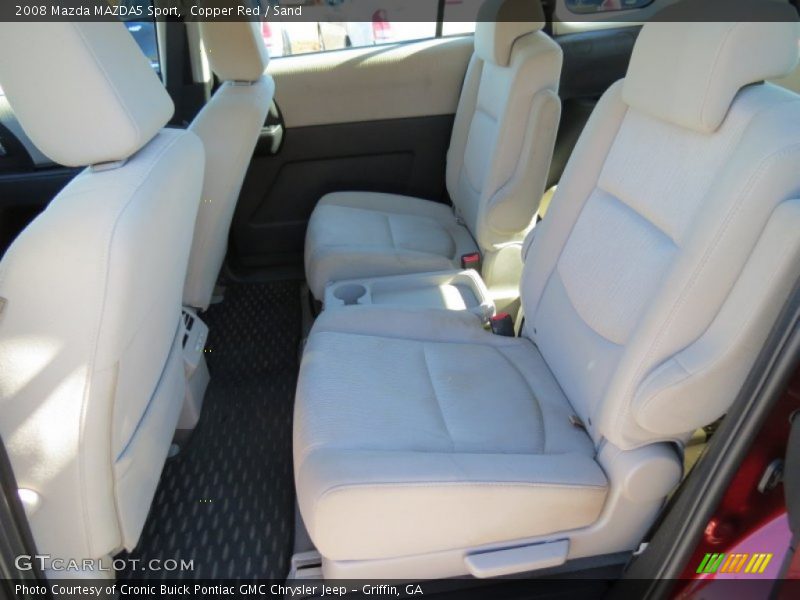 Rear Seat of 2008 MAZDA5 Sport