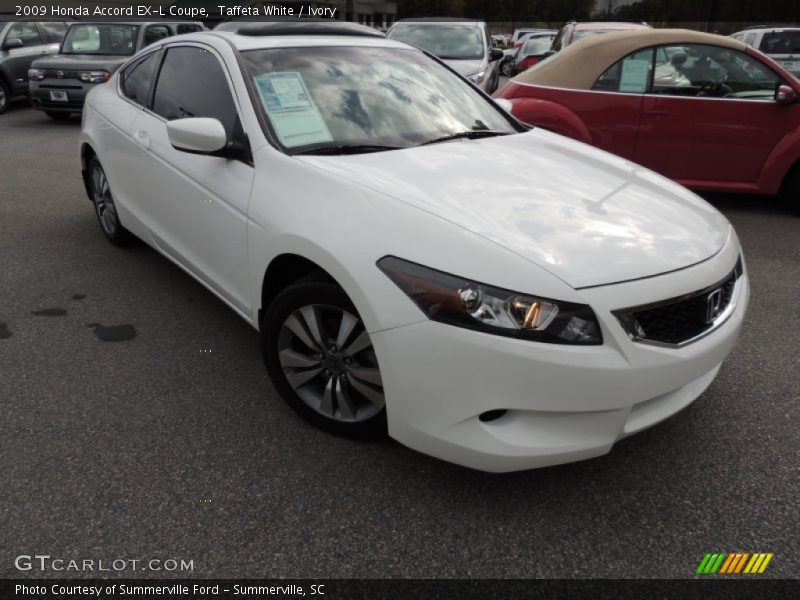 Taffeta White / Ivory 2009 Honda Accord EX-L Coupe