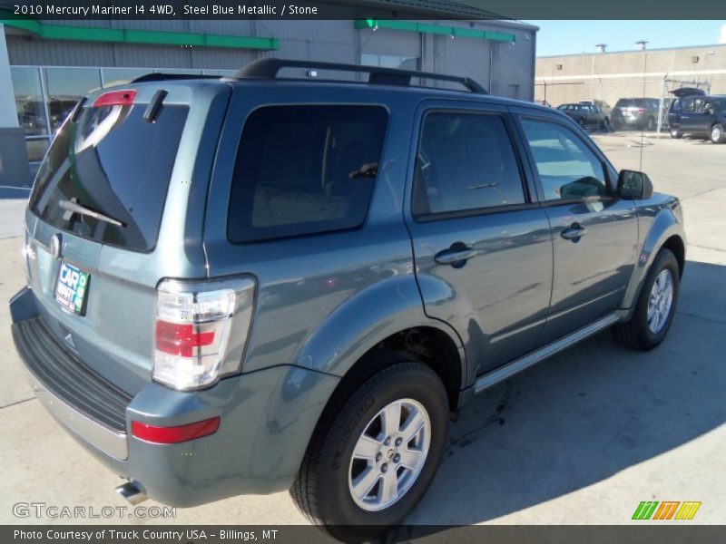 Steel Blue Metallic / Stone 2010 Mercury Mariner I4 4WD