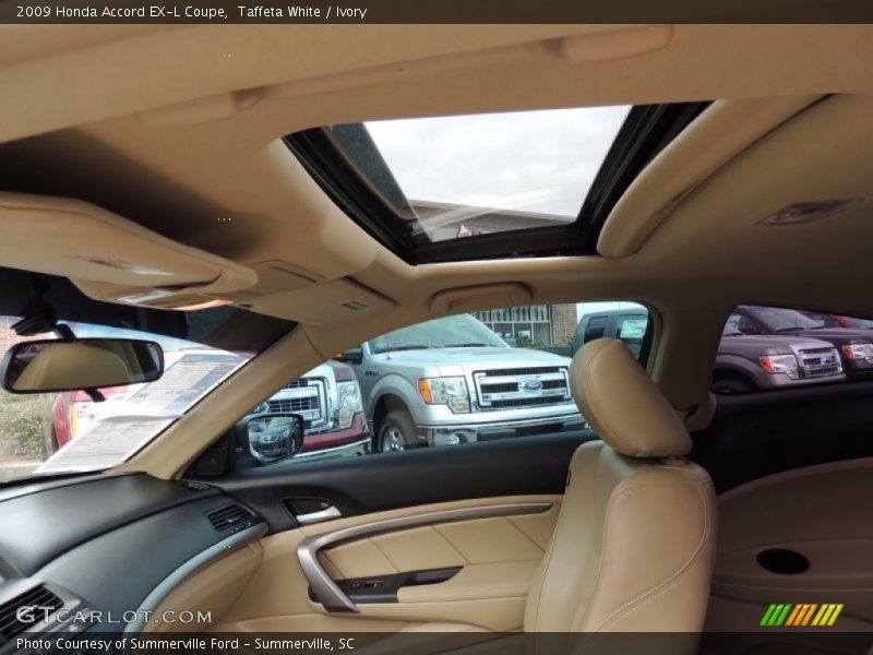 Taffeta White / Ivory 2009 Honda Accord EX-L Coupe