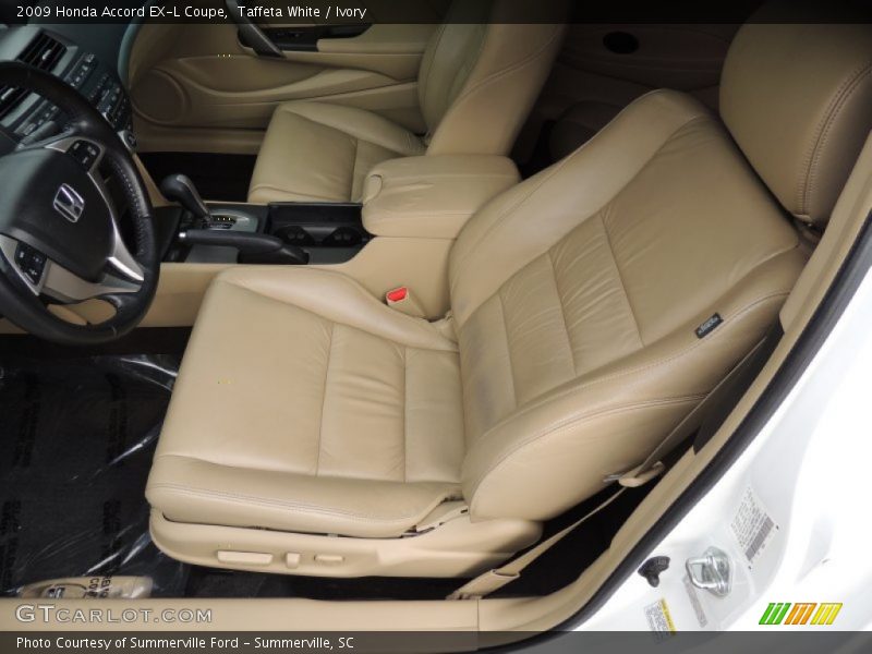 Taffeta White / Ivory 2009 Honda Accord EX-L Coupe