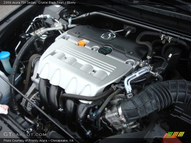 Crystal Black Pearl / Ebony 2009 Acura TSX Sedan