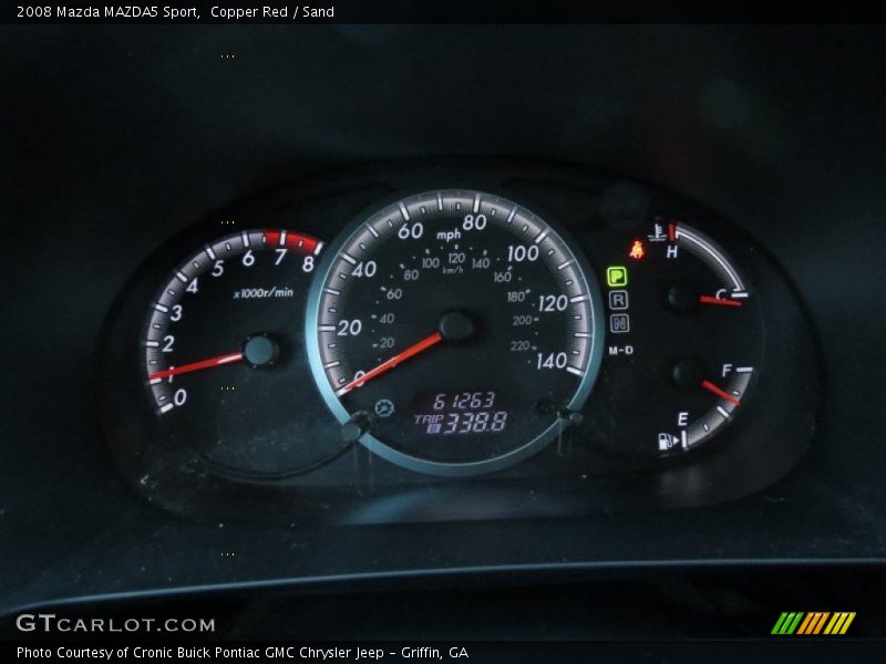  2008 MAZDA5 Sport Sport Gauges