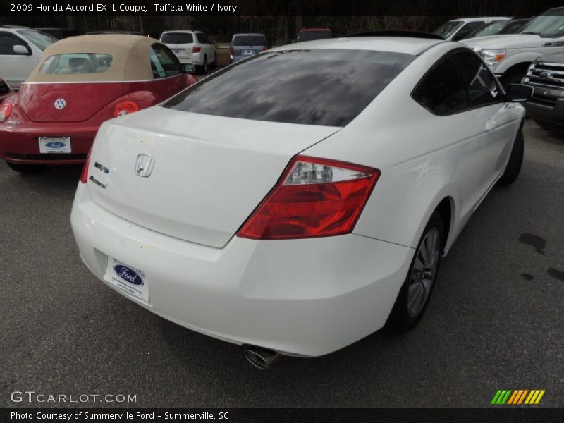 Taffeta White / Ivory 2009 Honda Accord EX-L Coupe