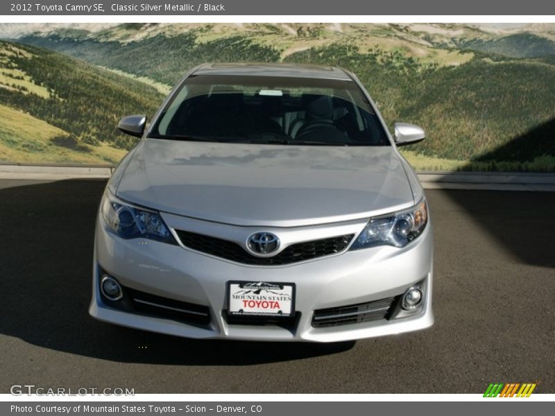 Classic Silver Metallic / Black 2012 Toyota Camry SE
