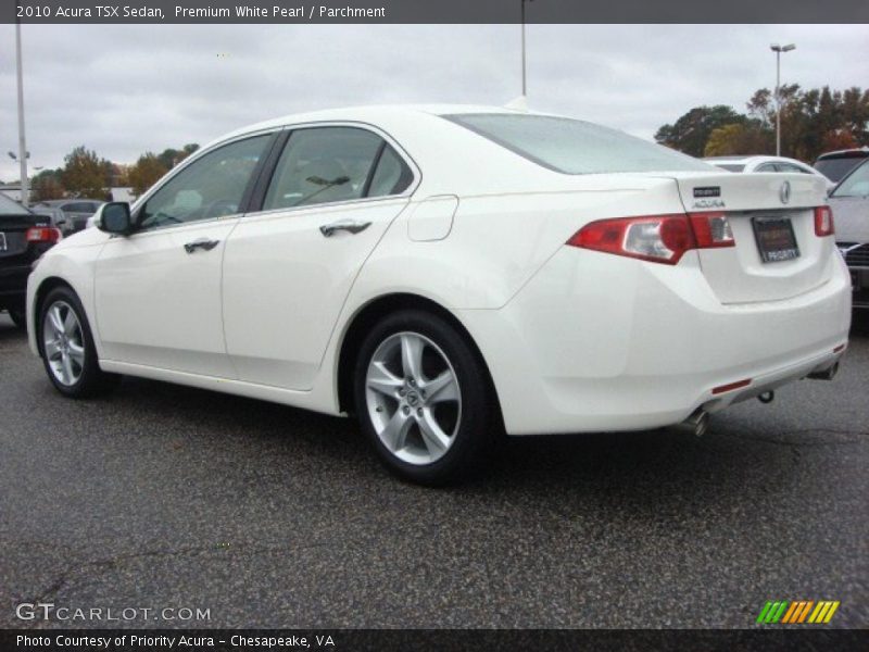 Premium White Pearl / Parchment 2010 Acura TSX Sedan