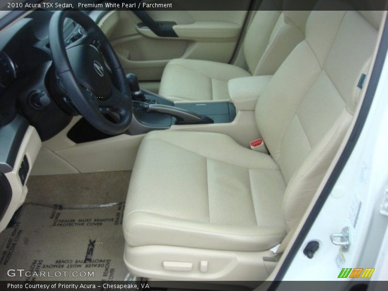Premium White Pearl / Parchment 2010 Acura TSX Sedan