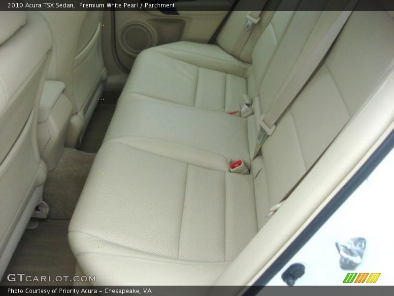 Premium White Pearl / Parchment 2010 Acura TSX Sedan