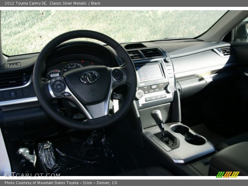 Classic Silver Metallic / Black 2012 Toyota Camry SE