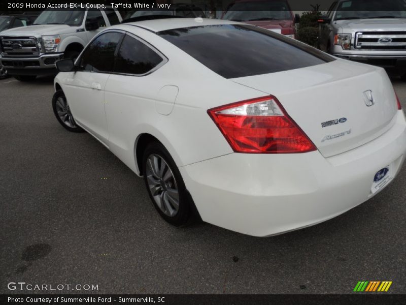 Taffeta White / Ivory 2009 Honda Accord EX-L Coupe