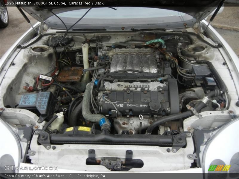 Caracas Red / Black 1996 Mitsubishi 3000GT SL Coupe