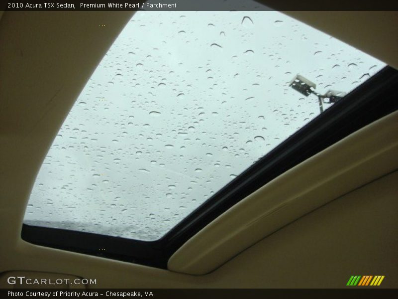 Premium White Pearl / Parchment 2010 Acura TSX Sedan