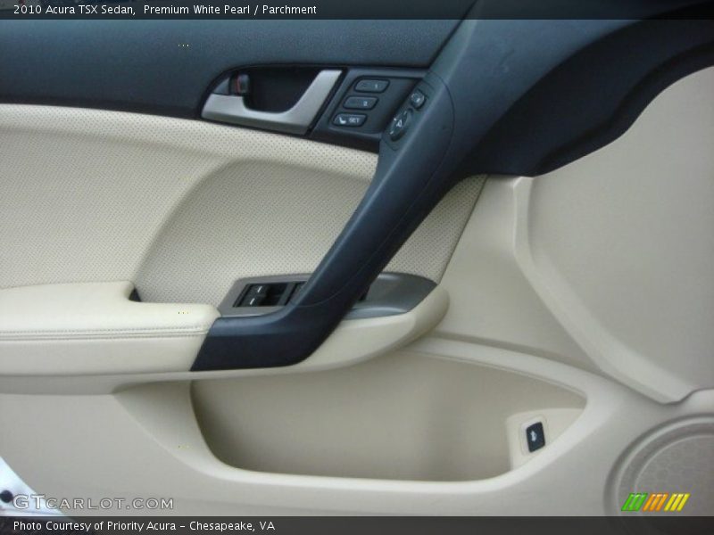 Premium White Pearl / Parchment 2010 Acura TSX Sedan