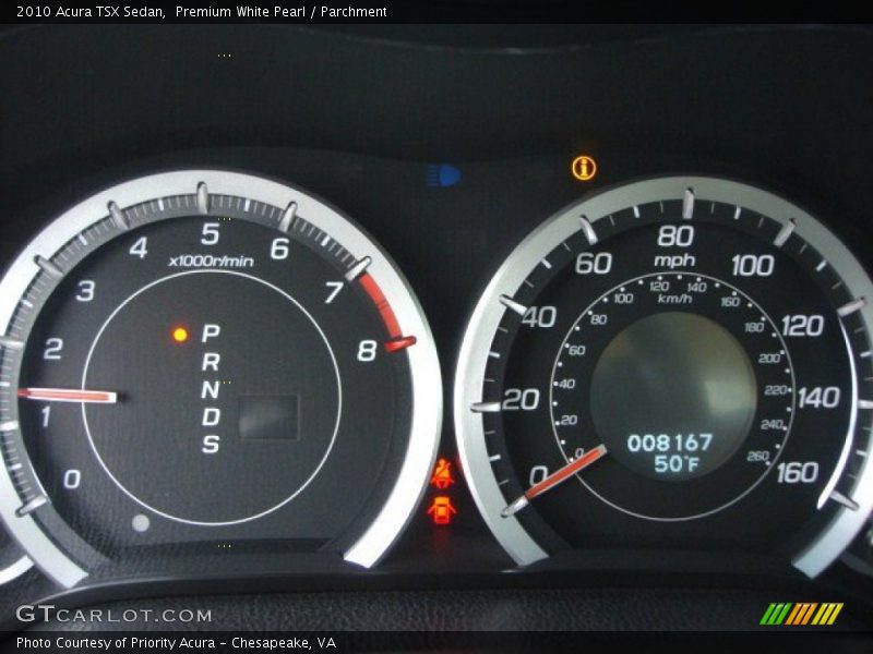 Premium White Pearl / Parchment 2010 Acura TSX Sedan
