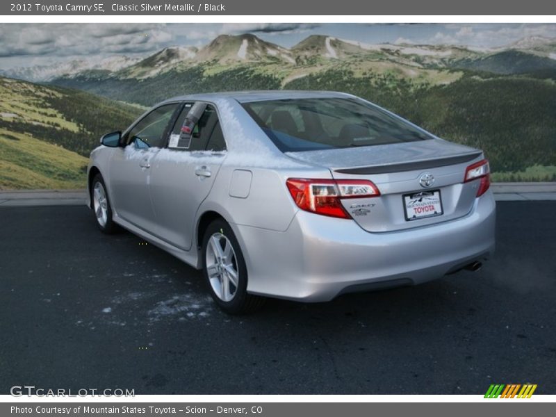 Classic Silver Metallic / Black 2012 Toyota Camry SE