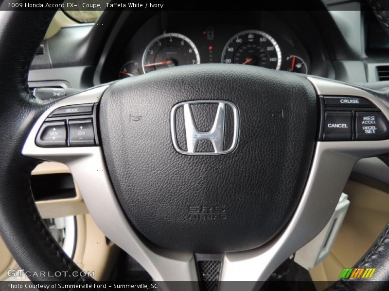 Taffeta White / Ivory 2009 Honda Accord EX-L Coupe