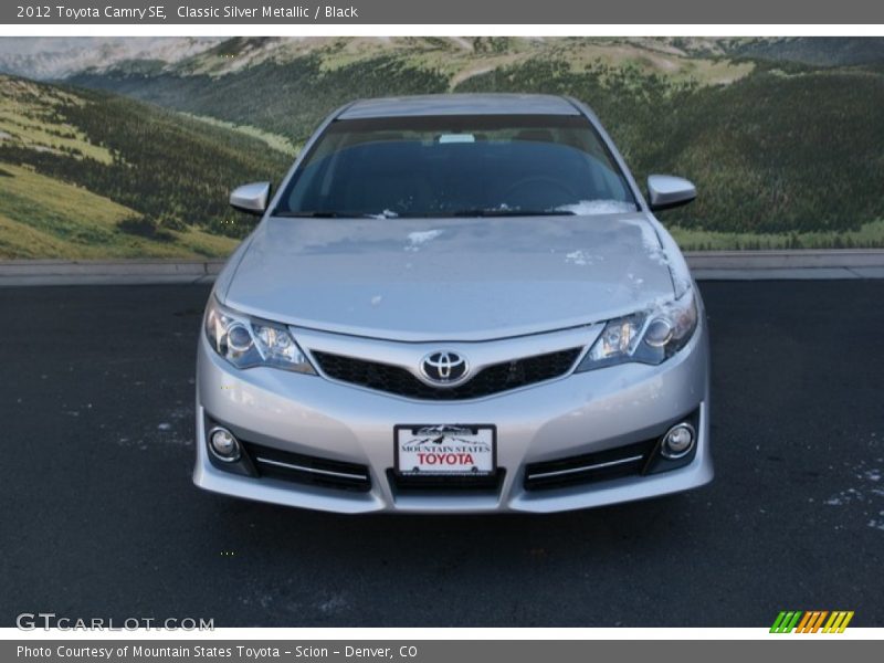 Classic Silver Metallic / Black 2012 Toyota Camry SE