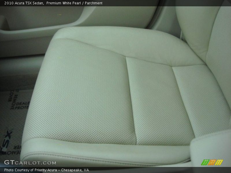 Premium White Pearl / Parchment 2010 Acura TSX Sedan