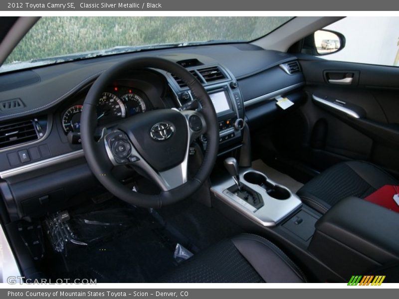 Classic Silver Metallic / Black 2012 Toyota Camry SE