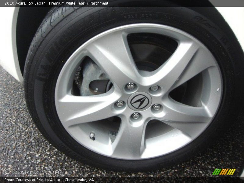 Premium White Pearl / Parchment 2010 Acura TSX Sedan