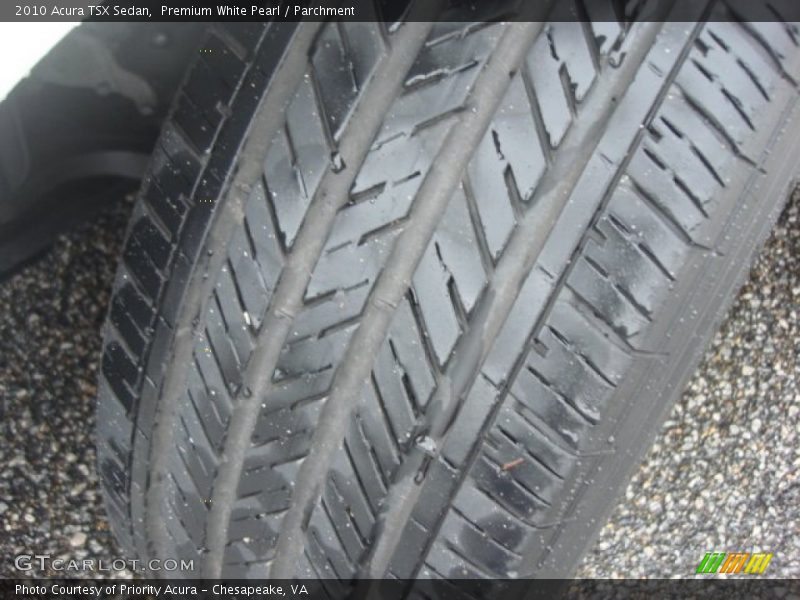 Premium White Pearl / Parchment 2010 Acura TSX Sedan