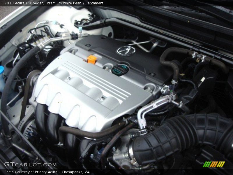 Premium White Pearl / Parchment 2010 Acura TSX Sedan