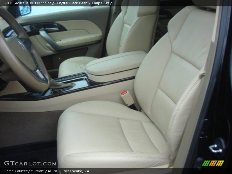 Crystal Black Pearl / Taupe Gray 2010 Acura MDX Technology