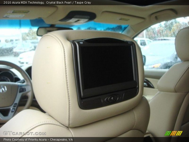 Crystal Black Pearl / Taupe Gray 2010 Acura MDX Technology
