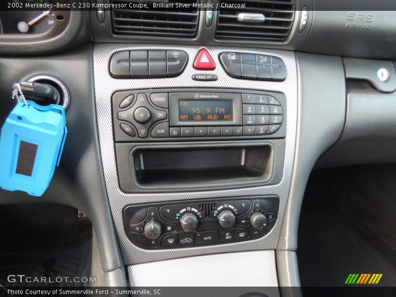 Brilliant Silver Metallic / Charcoal 2002 Mercedes-Benz C 230 Kompressor Coupe