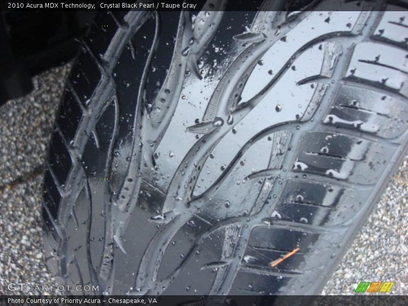 Crystal Black Pearl / Taupe Gray 2010 Acura MDX Technology