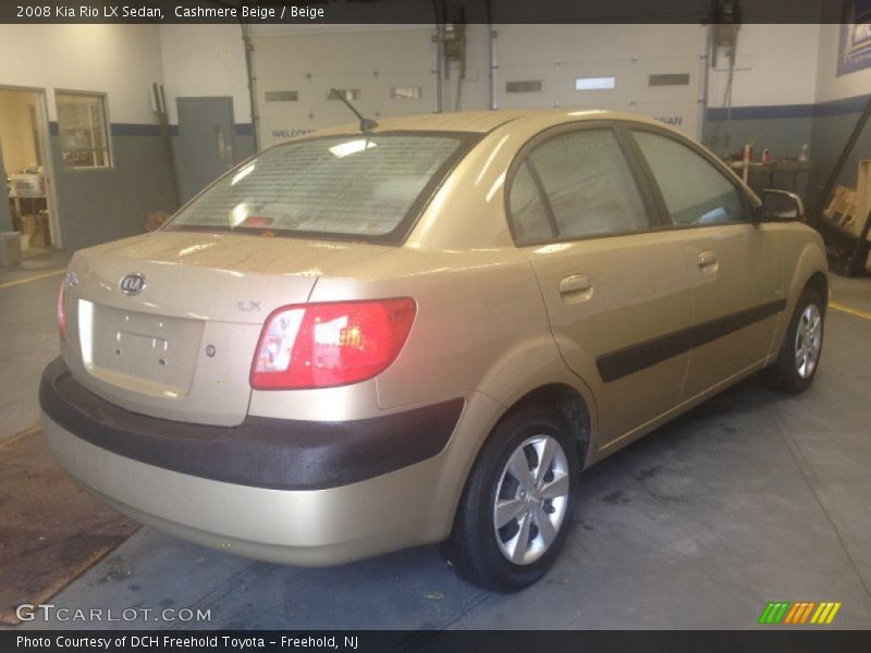 Cashmere Beige / Beige 2008 Kia Rio LX Sedan