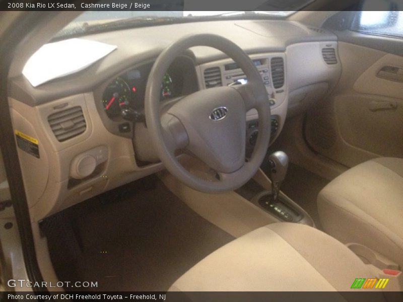 Cashmere Beige / Beige 2008 Kia Rio LX Sedan