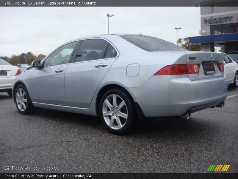 Satin Silver Metallic / Quartz 2005 Acura TSX Sedan