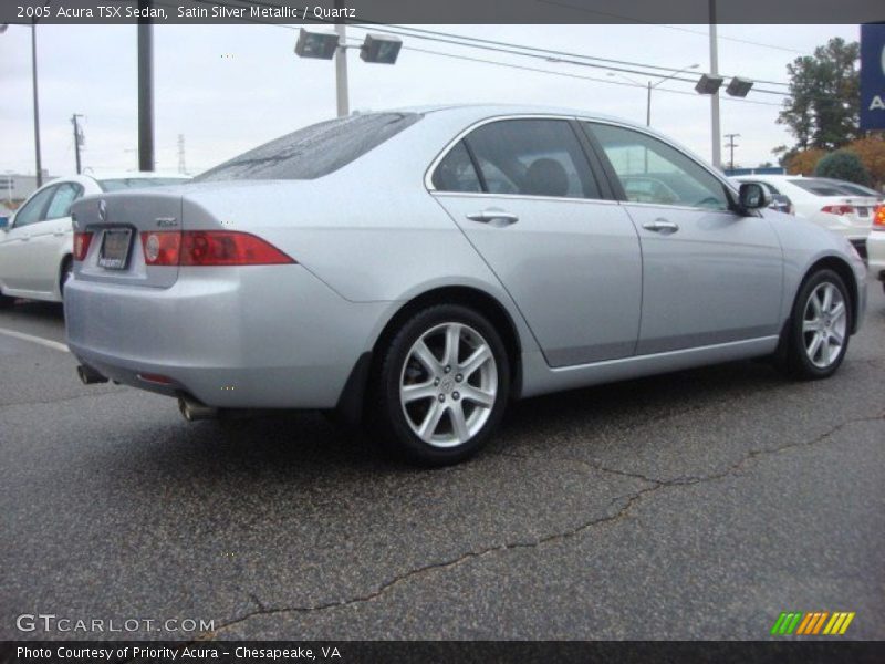 Satin Silver Metallic / Quartz 2005 Acura TSX Sedan