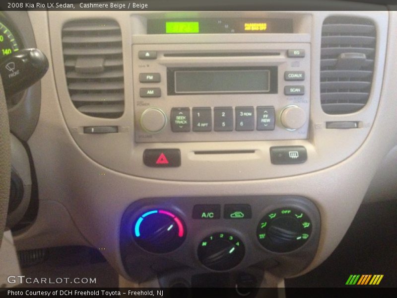 Cashmere Beige / Beige 2008 Kia Rio LX Sedan