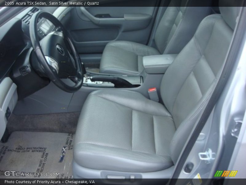 Satin Silver Metallic / Quartz 2005 Acura TSX Sedan