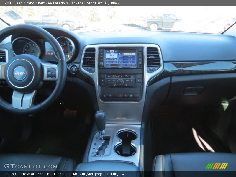 Stone White / Black 2011 Jeep Grand Cherokee Laredo X Package