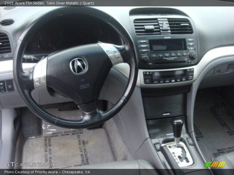 Satin Silver Metallic / Quartz 2005 Acura TSX Sedan