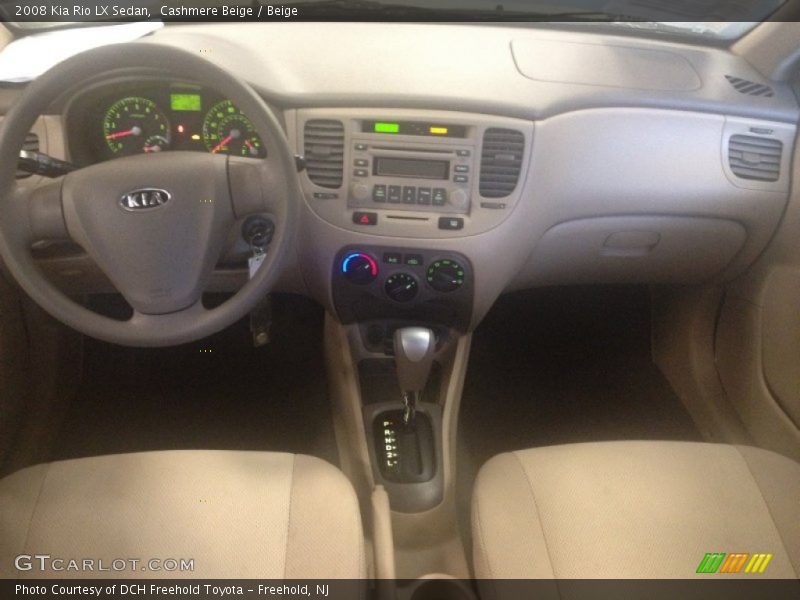 Cashmere Beige / Beige 2008 Kia Rio LX Sedan