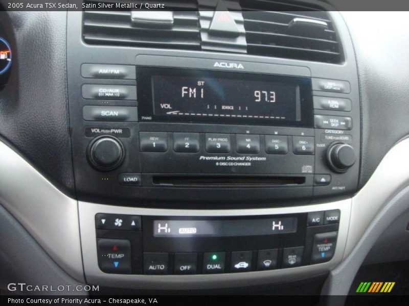 Satin Silver Metallic / Quartz 2005 Acura TSX Sedan