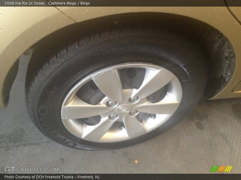 Cashmere Beige / Beige 2008 Kia Rio LX Sedan