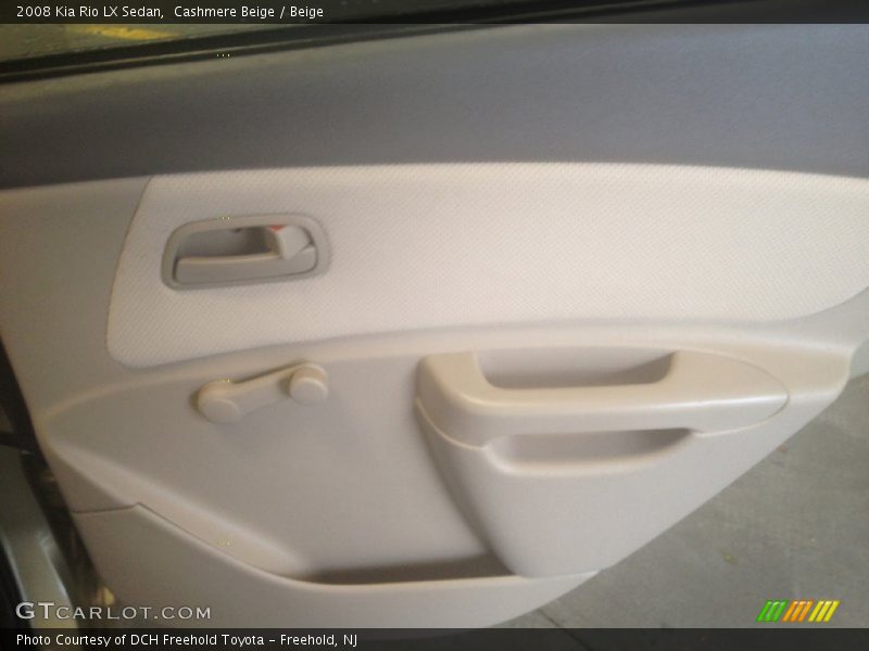 Cashmere Beige / Beige 2008 Kia Rio LX Sedan